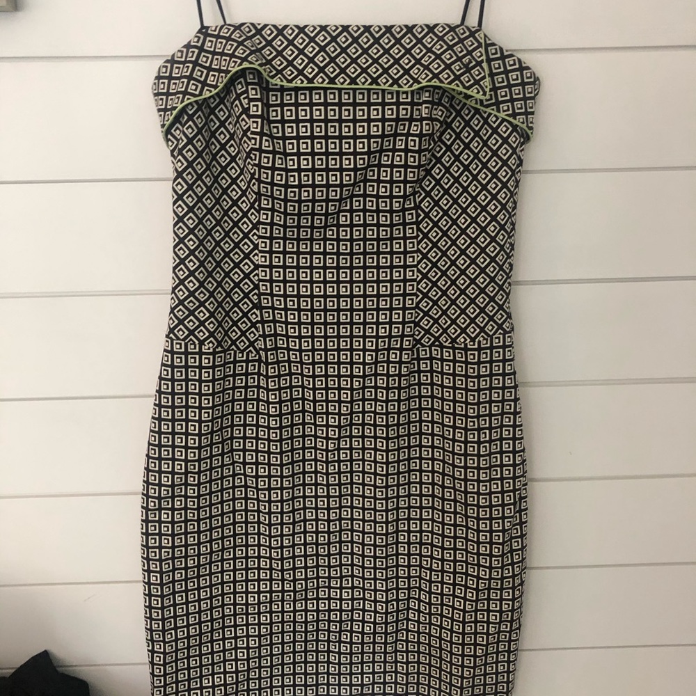 ABS sleeveless printed dress
